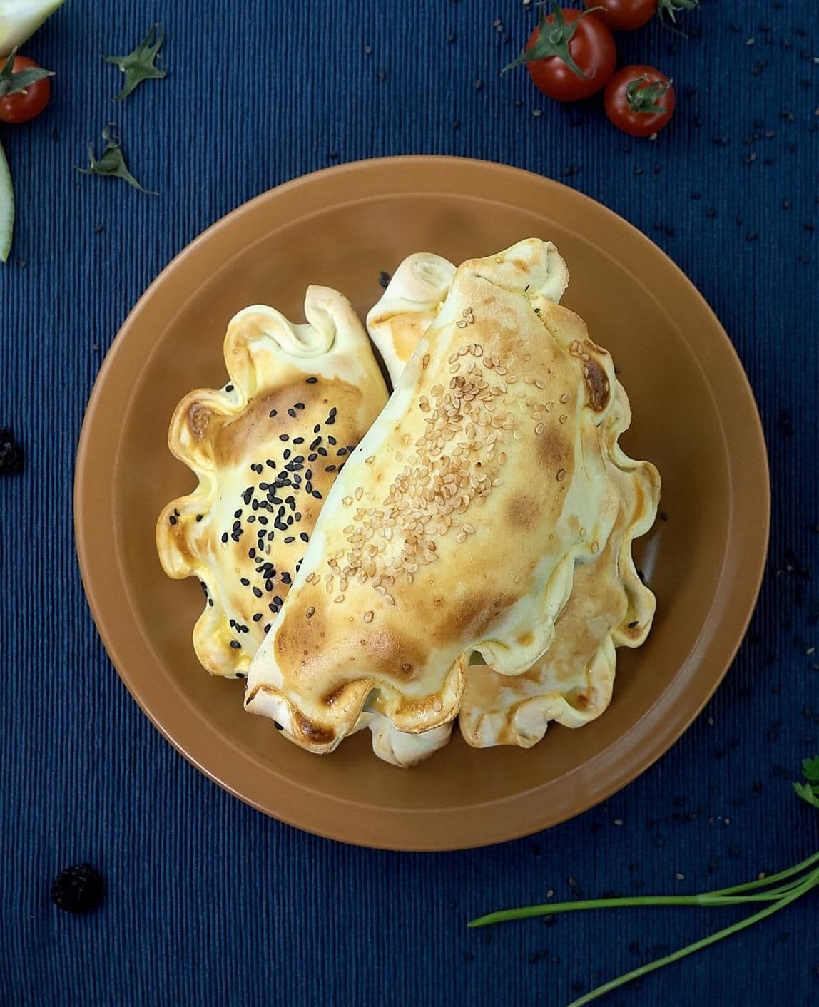 Imagen de Empanada al horno de jamón y queso